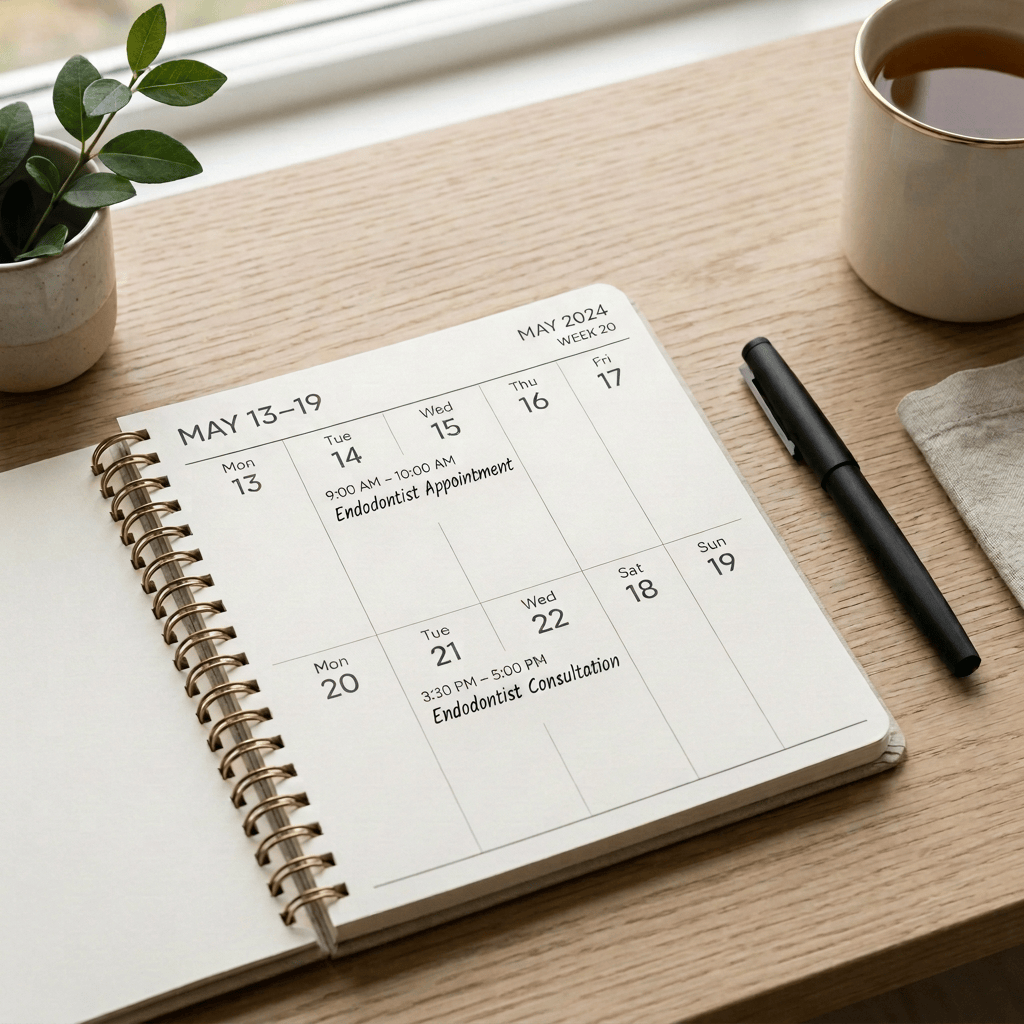 Open May 2024 calendar with dentist appointment and marketing sync notes